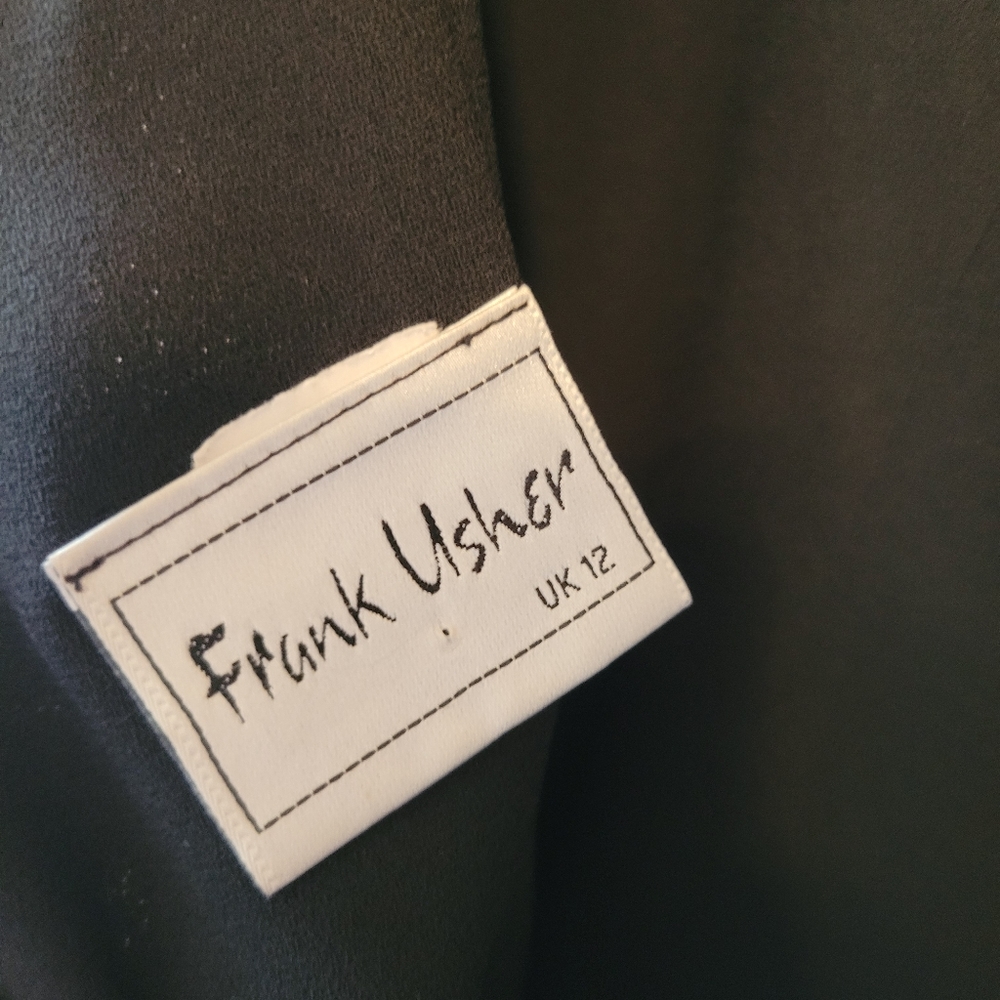 *Frank Usher Vintage Gorgeous Black Dress - Picture 6 of 11